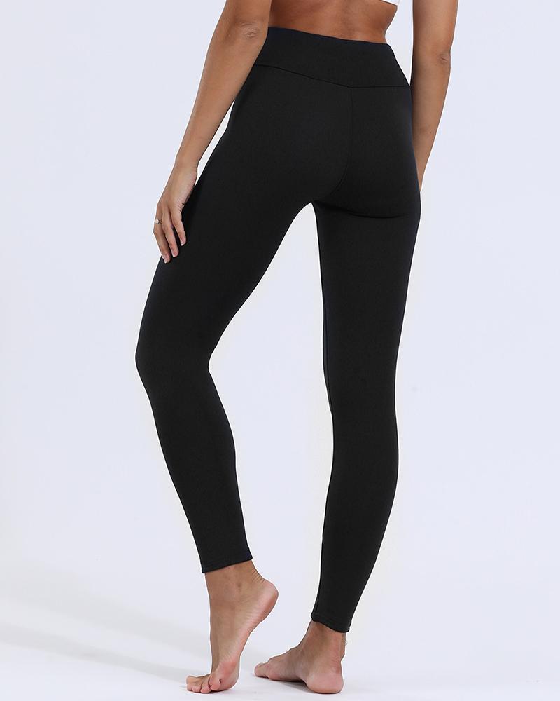 High Waist Fleece Lined Leggings