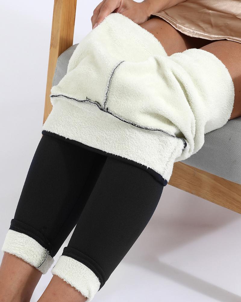 High Waist Fleece Lined Leggings