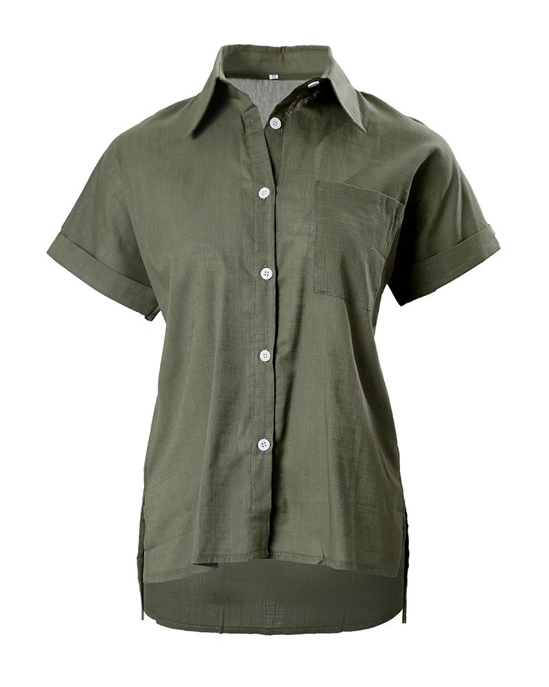 Short Sleeve Button Down Shirt