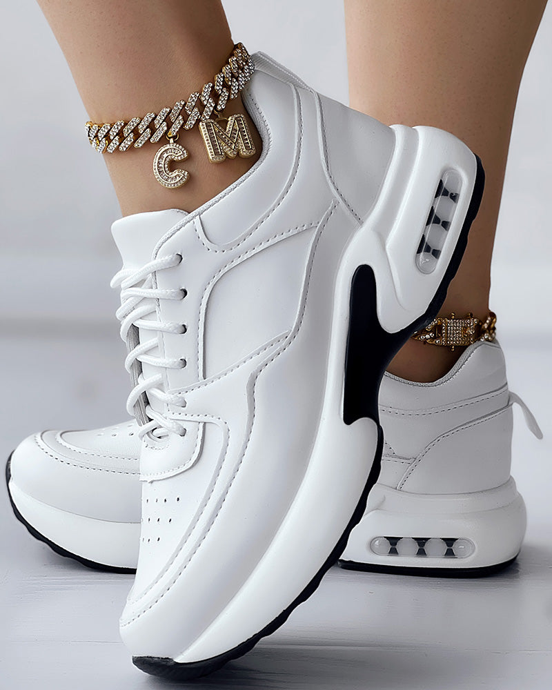 Breathable Lace up Sports Sneakers