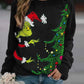 Christmas Graphic Print Long Sleeve Top