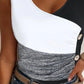 Colorblock Button Detail Tank Top