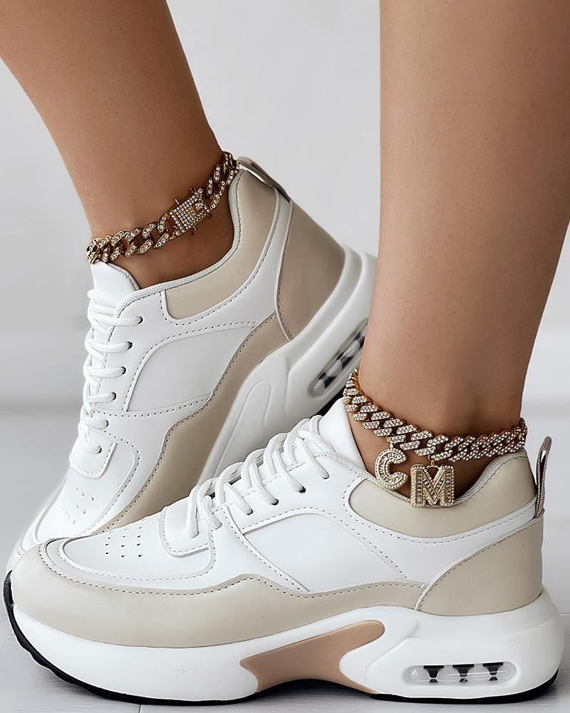 Breathable Lace up Sports Sneakers