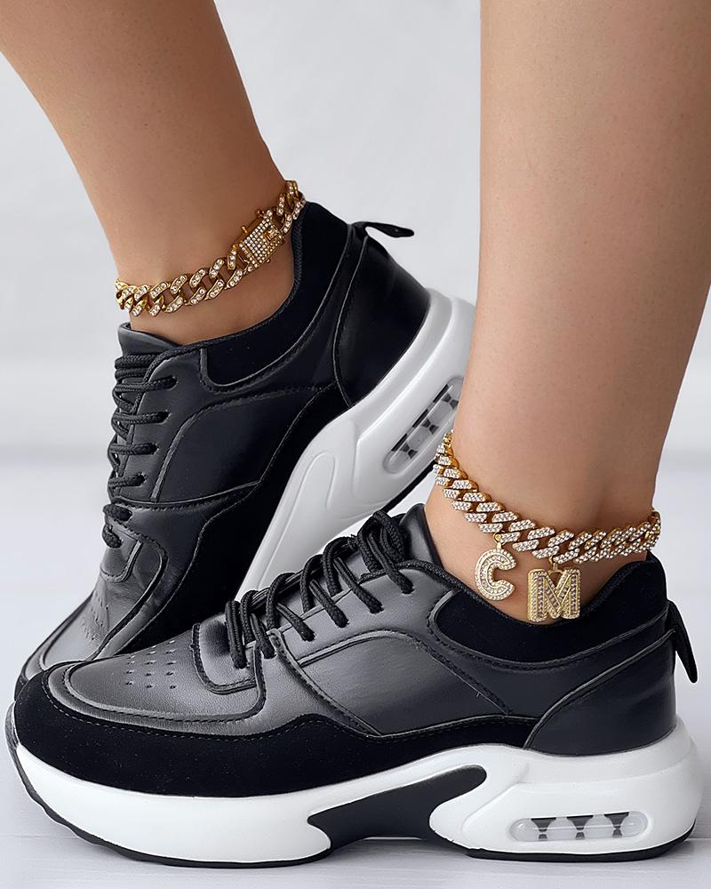 Breathable Lace up Sports Sneakers