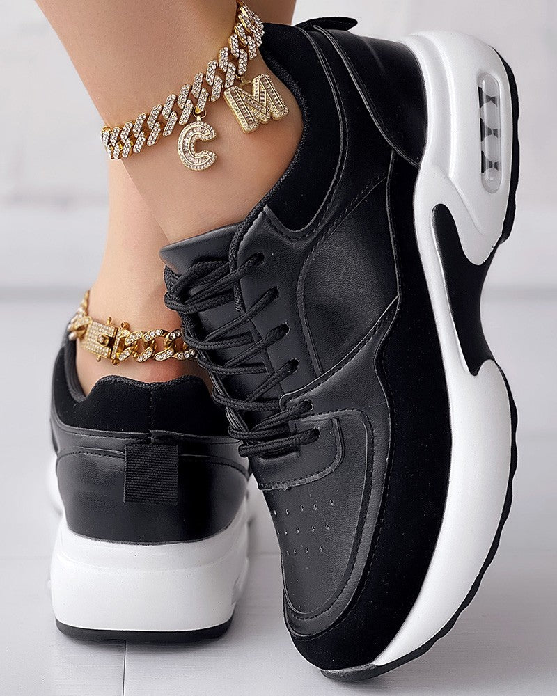 Breathable Lace up Sports Sneakers